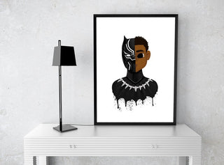 Poster : Afro Black Panther