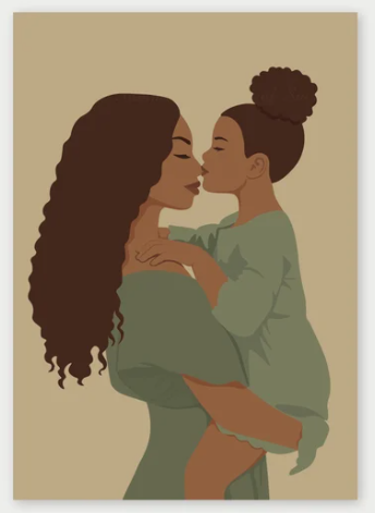 Poster :  Le bisou de Maman