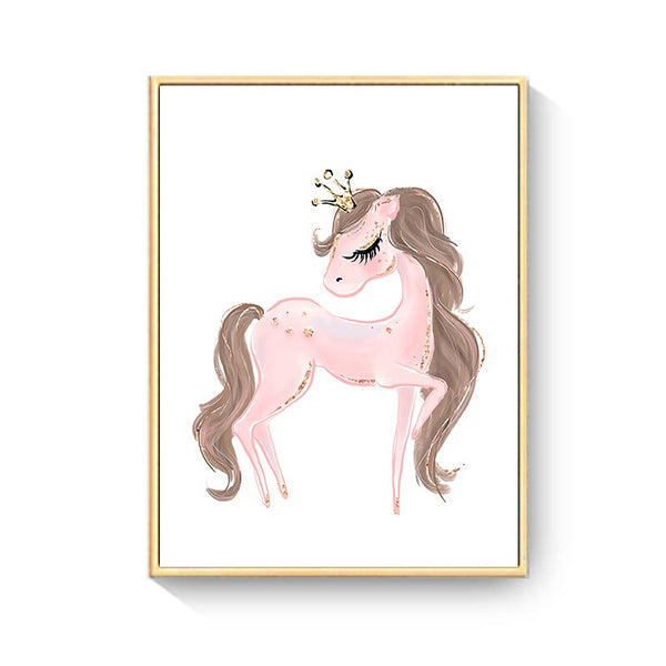 Toile : Mon poney royal rose